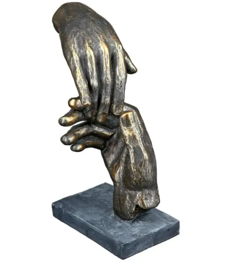 Skulptur, To hænder, 21 cm