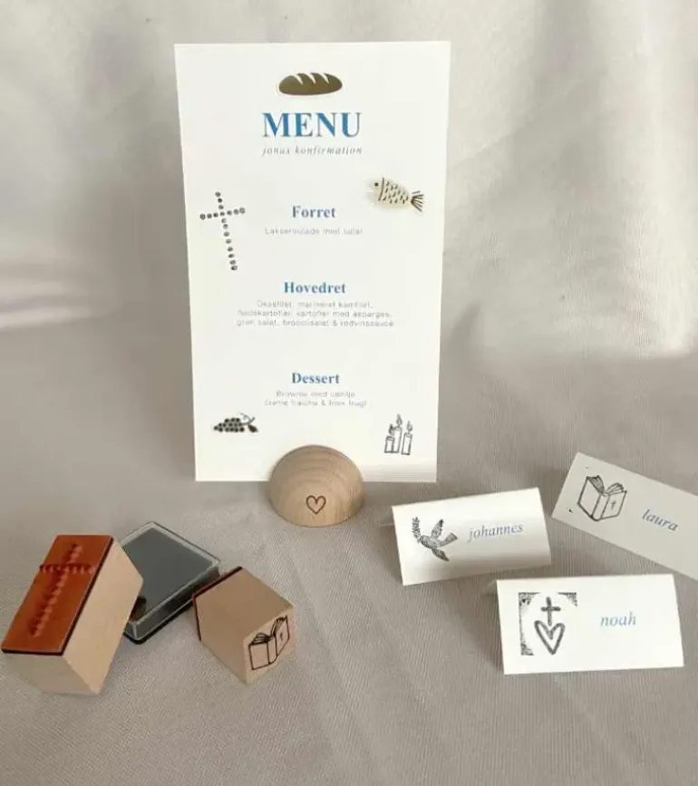 Stempel Sæt med Kristne motiver, 10 dele