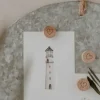 Træmagnet med hjerte, 3 pak