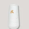 Vase med guldblad, 11 cm