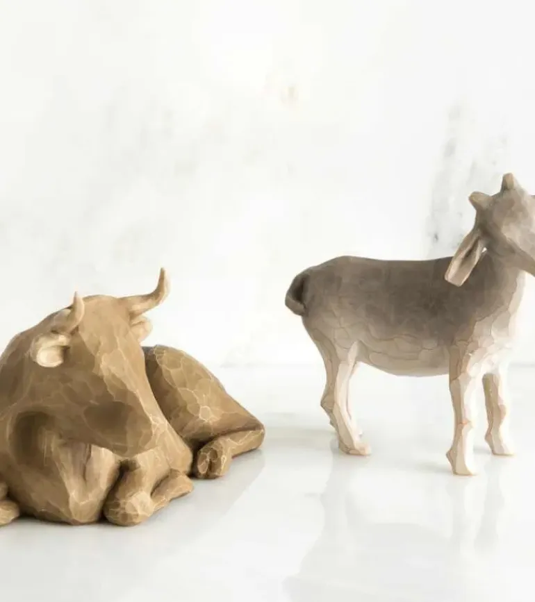 Willow Tree, Ox and Goat